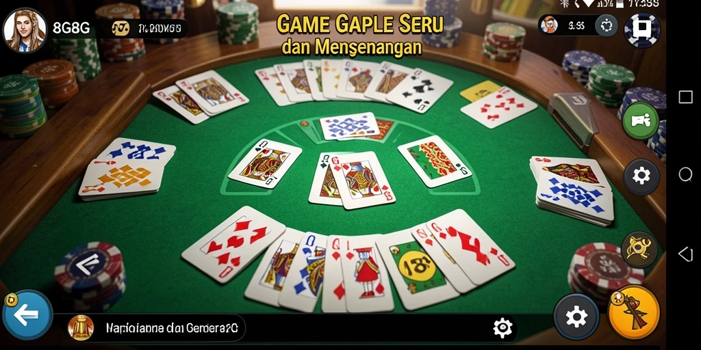 Tampilan gameplay 8G8G yang menegangkan dan seru.