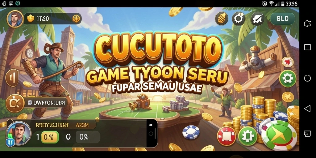 Tampilan gameplay CUCUTOTO yang menarik dan menantang.