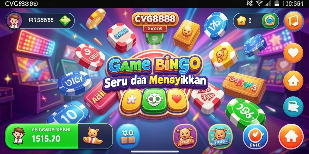 Screenshot utama memperlihatkan gameplay Bingo penuh aksi dan keseruan.