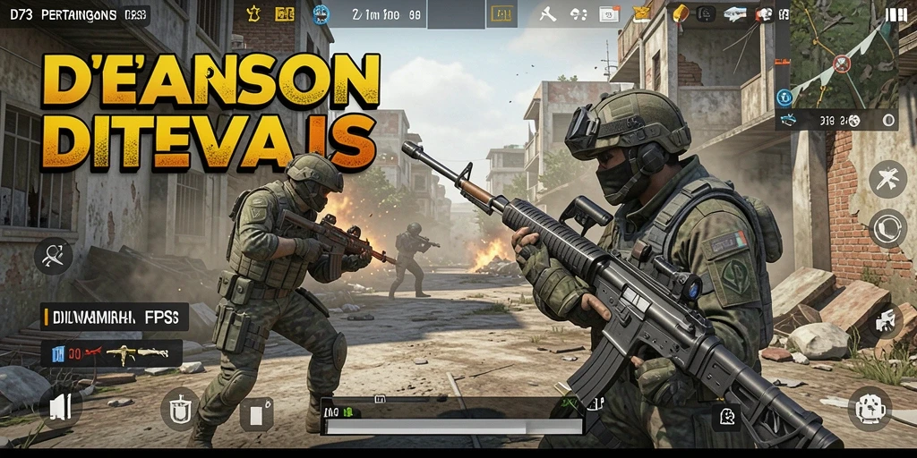 Tampilan gameplay intens dari D73 yang memikat.