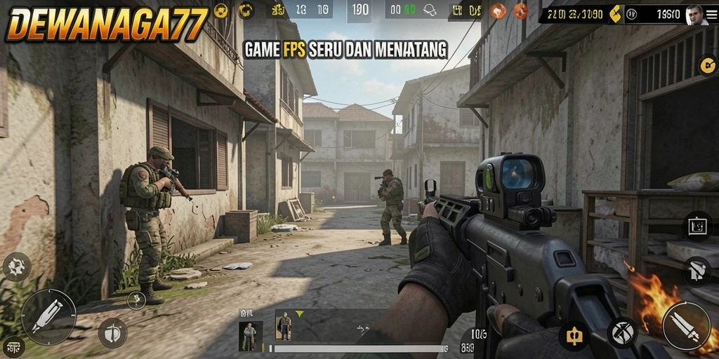 Tampilan gameplay <strong>DEWANAGA77</strong> yang penuh aksi dan strategi.
