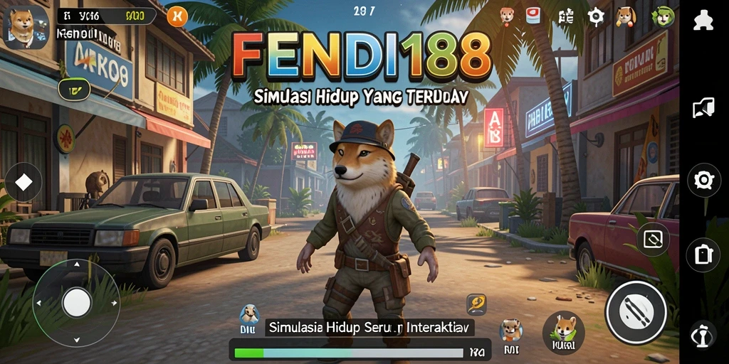 Screenshot FENDI188 menampilkan pengalaman simulasi yang realistis dan interaktif.