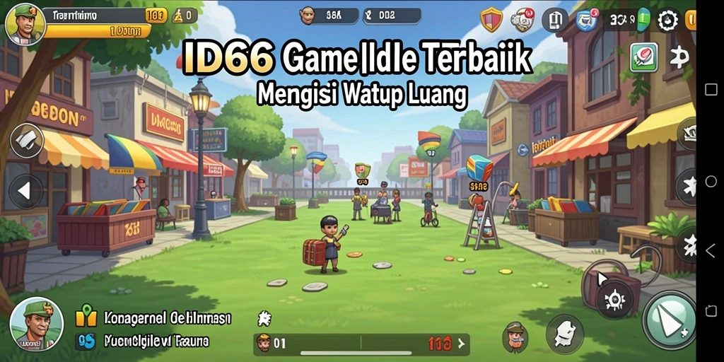 Tampilan gameplay ID66 yang menarik dan penuh warna.