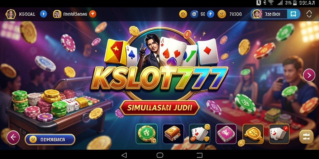Tampilan gameplay KKSLOT777 yang menarik dan penuh warna.