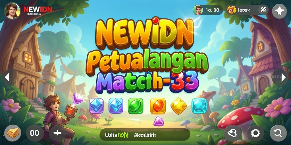 Tampilan menarik dari gameplay NEWIDN menunjukkan keseruan di setiap level.