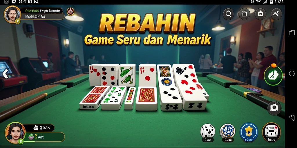 Screenshot gameplay seru di REBAHIN dengan berbagai pemain.