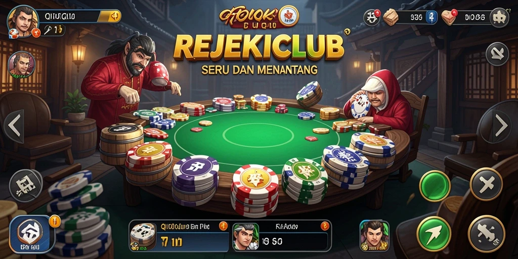 Screenshot gameplay QiuQiu yang mendebarkan di REJEKICLUB.