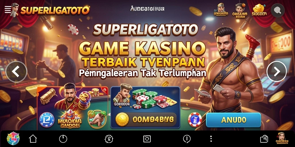 Tampilan gameplay <strong>SUPERLIGATOTO</strong> yang menarik dan dinamis.
