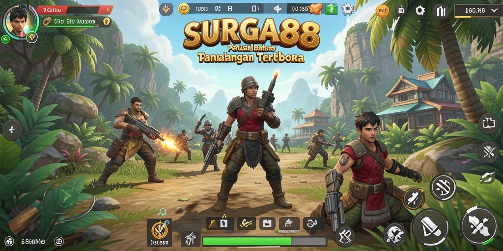 Tampilan mendalam dari gameplay Open World SURGA88 yang mengesankan.