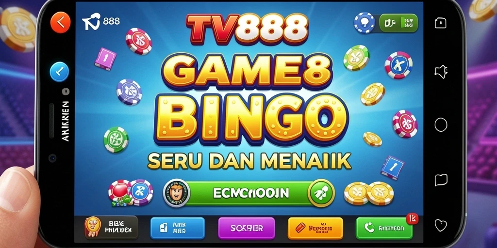 Screenshot gameplay TV888 menunjukkan pemain bersenang-senang dalam permainan Bingo.