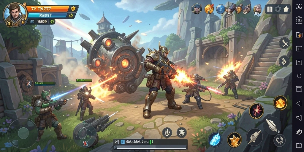 Gameplay seru TYA777 menampilkan strategi dan pertempuran yang mendebarkan.