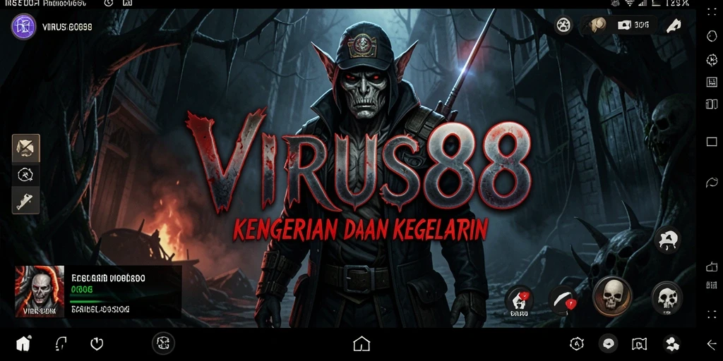 Gameplay menegangkan dengan suasana mencekam di VIRUS88.