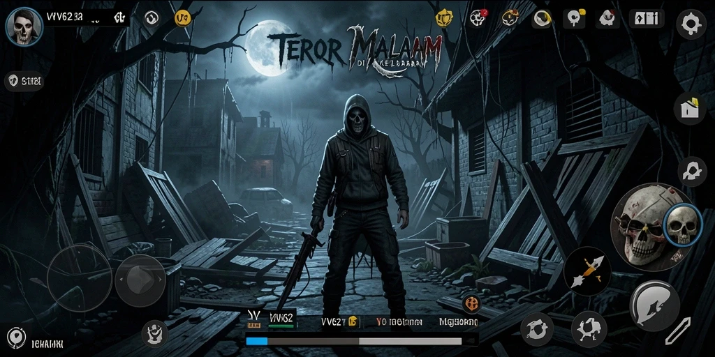Gameplay VV62 yang menegangkan dengan suasana Horror yang mencekam.
